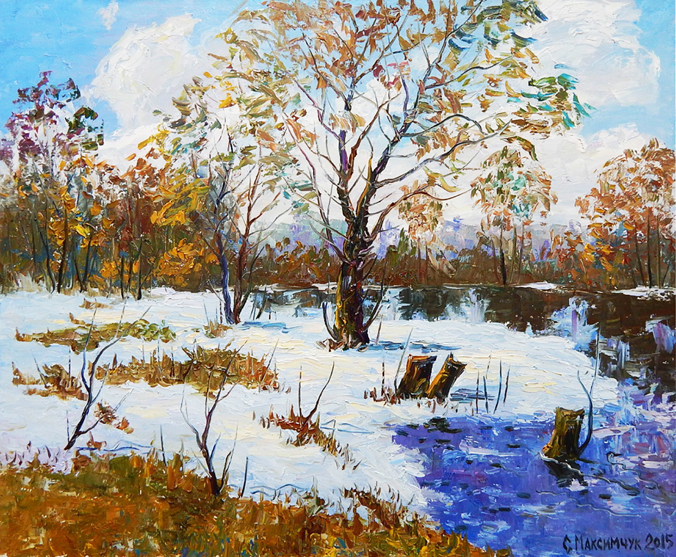 «Весна на лузі». 2015. Полотно, олія